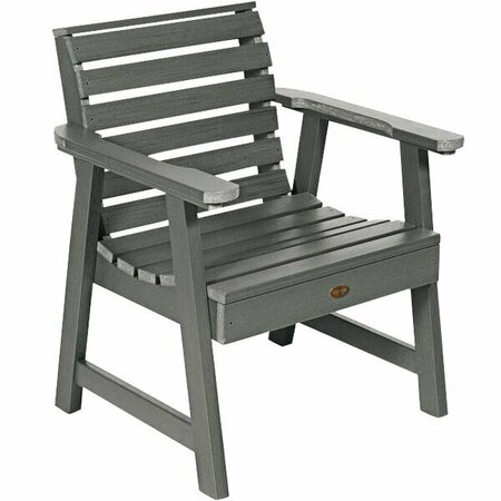 SEQUOIA BY HIGHWOOD USA CM-CHGSQ02-CGE Glennville Coastal Teak Faux Wood Outdoor Arm Chair 432CMCHSQ02C